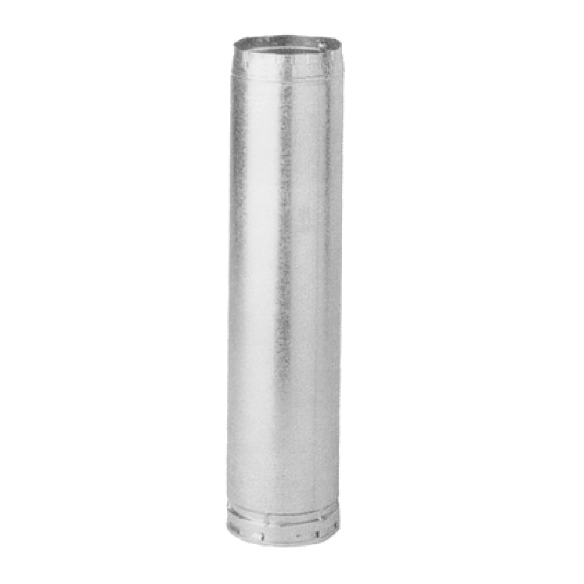 GTS | AmeriVent® 4E3 Type B Gas Vent Pipe Section, Steel/Aluminum, 4 In ...